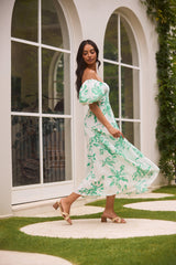 Guten Morgen Miss Maxi Kleid Grün