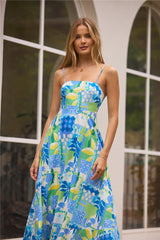 Coastal Paradise Midikleid mit Print
