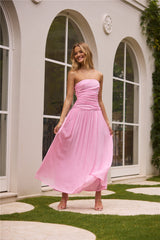 Pure Clarity Maxikleid Pink