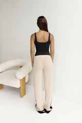 Bianki Hose Sand Schwarz