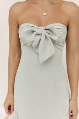 Minikleid „Palm Tree Dreaming“ Salbei
