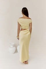 Carmellia Maxikleid Gelb