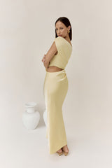 Carmellia Maxikleid Gelb