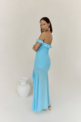 Maxikleid "Wellenreiter" Blau