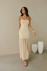 Just Right Mesh Maxikleid Gelb