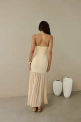 Just Right Mesh Maxikleid Gelb