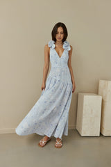 Maxikleid „Pretty Smile“ in Blau