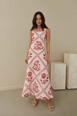 Haute Horizons Maxikleid Rosa