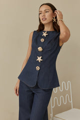 Seafarer Denim-Set Navy