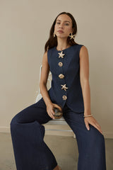 Seafarer Denim-Set Navy