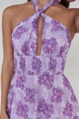 Lover And Dreamer Neckholder Maxikleid Flieder