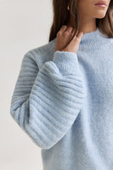 Season Of Dreams Strickpullover Blau