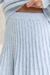 Season Of Dreams Strick-Minirock Blau