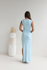 Island Soul Maxikleid Blau