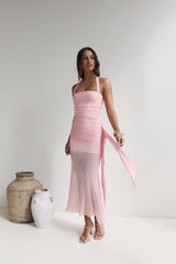 Sailing Days Netz-Maxikleid Rosa