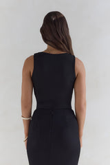 Somewhere She Shines Bodysuit Schwarz