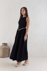 Sea Breeze Stories Maxikleid Schwarz