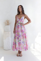 Tides Of Colour Midi-Kleid mit Print