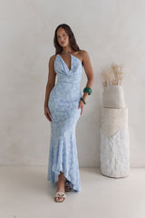 Tales From The Riviera Maxikleid Blau