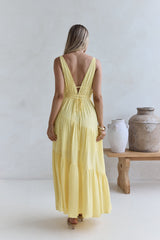 Pure Delights Maxikleid Gelb