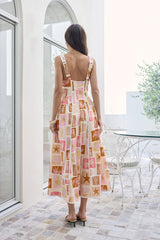 Posi Postcards Maxikleid mit Print