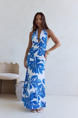 Voices All Around Maxikleid Blau