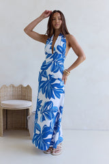 Voices All Around Maxikleid Blau