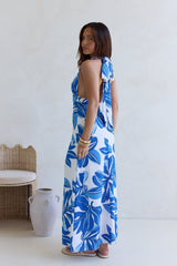 Voices All Around Maxikleid Blau