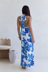 Voices All Around Maxikleid Blau