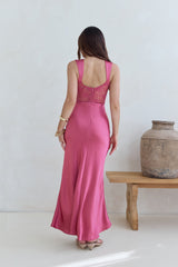Milos Nights Midikleid Rose