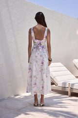 Blooming Lily Maxikleid Weiß