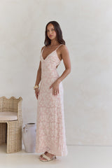 Maxikleid „Glowing Glaze“ Pink