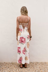 Die Blumen-Serie Maxikleid Floral