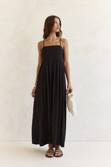 Highrise Skies Maxikleid Schwarz