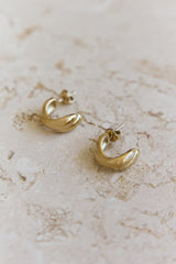18 Karat Gold Ohrringe Gekreuzte Schicksale Gold