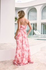 Dainty Events Trägerloses Maxikleid Pink