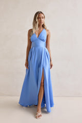 Geheime Spaziergänge Maxikleid Blau