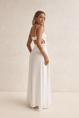 Sunbeam Days Maxikleid Weiß