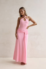 Lost In Dreams Netz-Maxikleid Pink
