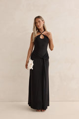 Lost In Dreams Mesh-Maxikleid Schwarz