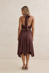 Dreamy Shores Neckholder-Top Braun