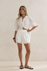 White As Snow Shorts Weiß