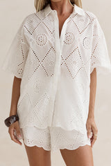 White As Snow Shorts Weiß