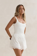 White As Snow Shorts Weiß