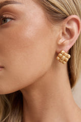 Strand-Ohrringe Gold