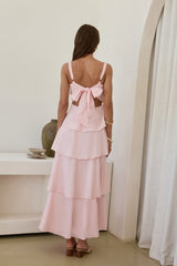 Maxikleid „In Your Orbit“ Rosa