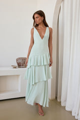 Lanai Maxikleid Salbei