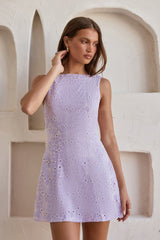 Minikleid Lavendelfelder Lila