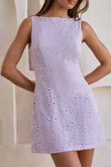 Minikleid Lavendelfelder Lila