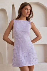 Minikleid Lavendelfelder Lila